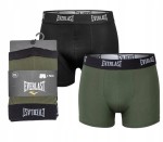 EVERLAST bokserki męskie bawełniane 2PAK r. L czarny/khaki
