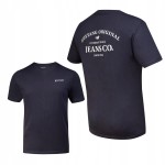 MUSTANG T-shirt KOSZULKA piżamowa BAWEŁNA M granatowa