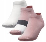 Skarpety damskie stopki treningowe 4F 3PAK 35-38