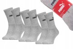 Skarpety Puma długie 3-pack szare r. 39/42