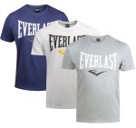 EVERLAST t-shirt KOSZULKA męska BAWEŁNA sportowa M - 3 sztuki mix