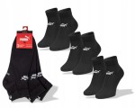 PUMA skarpety quarter zakostki 3PAK r. 35/38 czarne