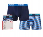 PUMA bokserki chłopięce bawełniane 2 pary r.128 cm
