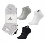 ADIDAS skarpety zakostki quarter 3PAK 37/39 multi