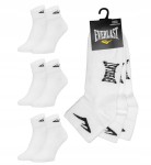 EVERLAST skarpety zakostki quarter 3PAK r. 43/46 białe