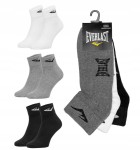 EVERLAST skarpety zakostki quarter 3PAK r. 39/42 multi