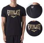 T-shirt koszulka męska EVERLAST bawełna r. M czarna GOLD