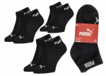 Skarpety Puma quarter 3-pack czarne 47/49