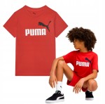 PUMA koszulka t-shirt Junior 152 cm - 12 lat czerwona