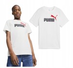 PUMA koszulka t-shirt Junior 128 cm - 8 lat biała